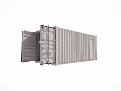 Bureau en container 20 pieds avec espace de stockage