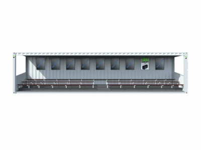 TRIBUNES 76 PLACES EN CONTAINER DE 40 PIEDS