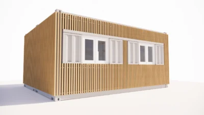 STUDIO EN CONTAINER 23 M² LIL ROBIN’S HOUSE