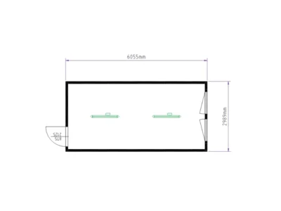 BUNGALOW BUREAU 18 M²  20 PIEDS XL