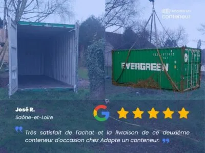 Container maritime 20 Pieds DRY DERNIER VOYAGE