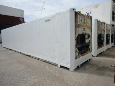 CONTAINER MARITIME FRIGORIFIQUE D’OCCASION AMÉNAGÉ EN CHAMBRE FROIDE