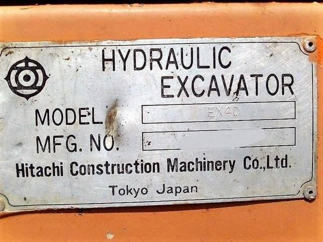 Hitachi EX40, (2000), 4600 heures + 3 Godets – occasion