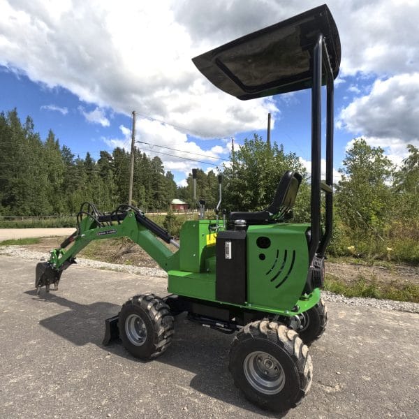 Mini-pelle sur roues Caivu HFT7