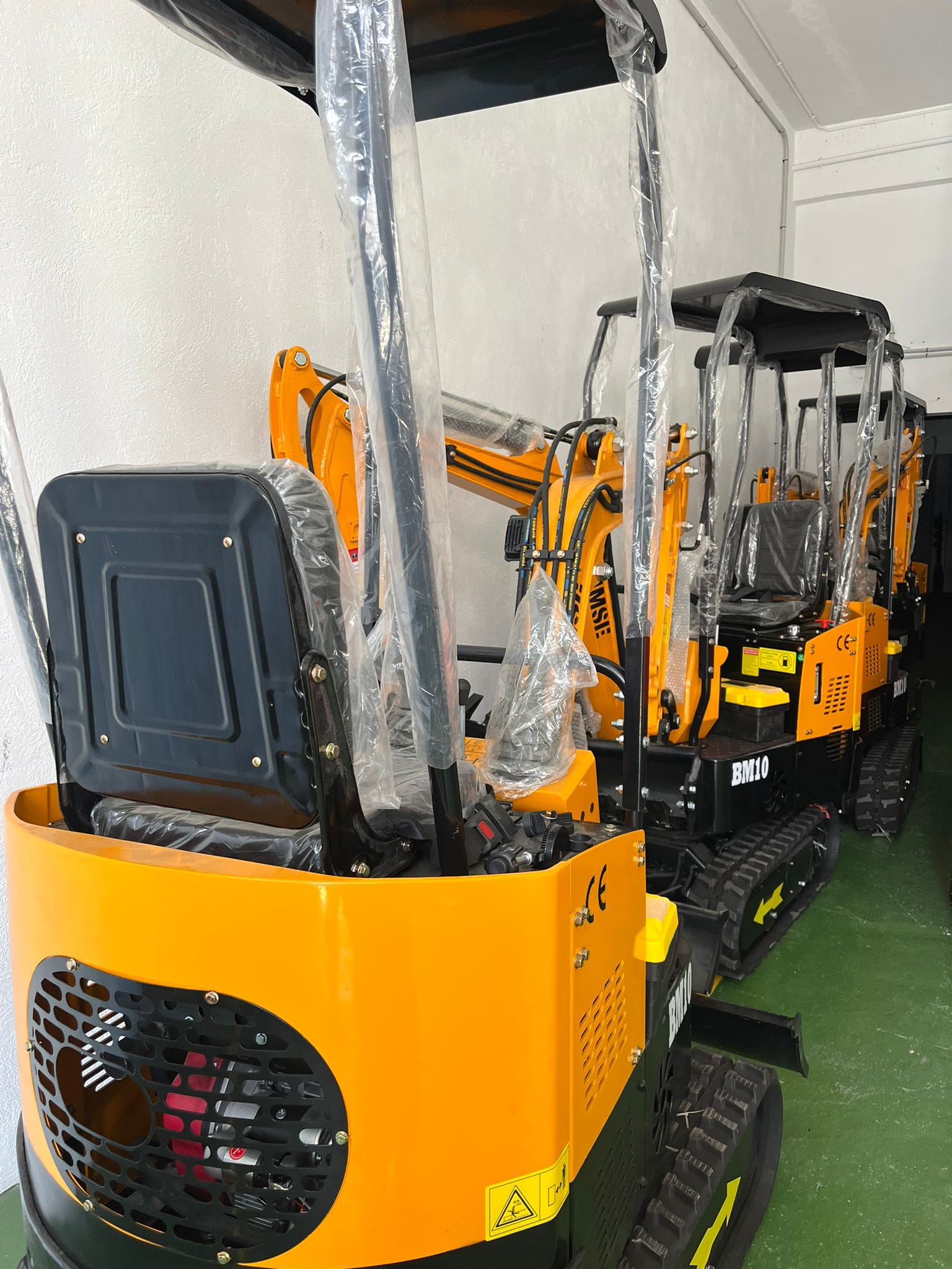 Mini Pelle Rotative JPC BAIMSE BM10 1T, Moteur Monocylindre