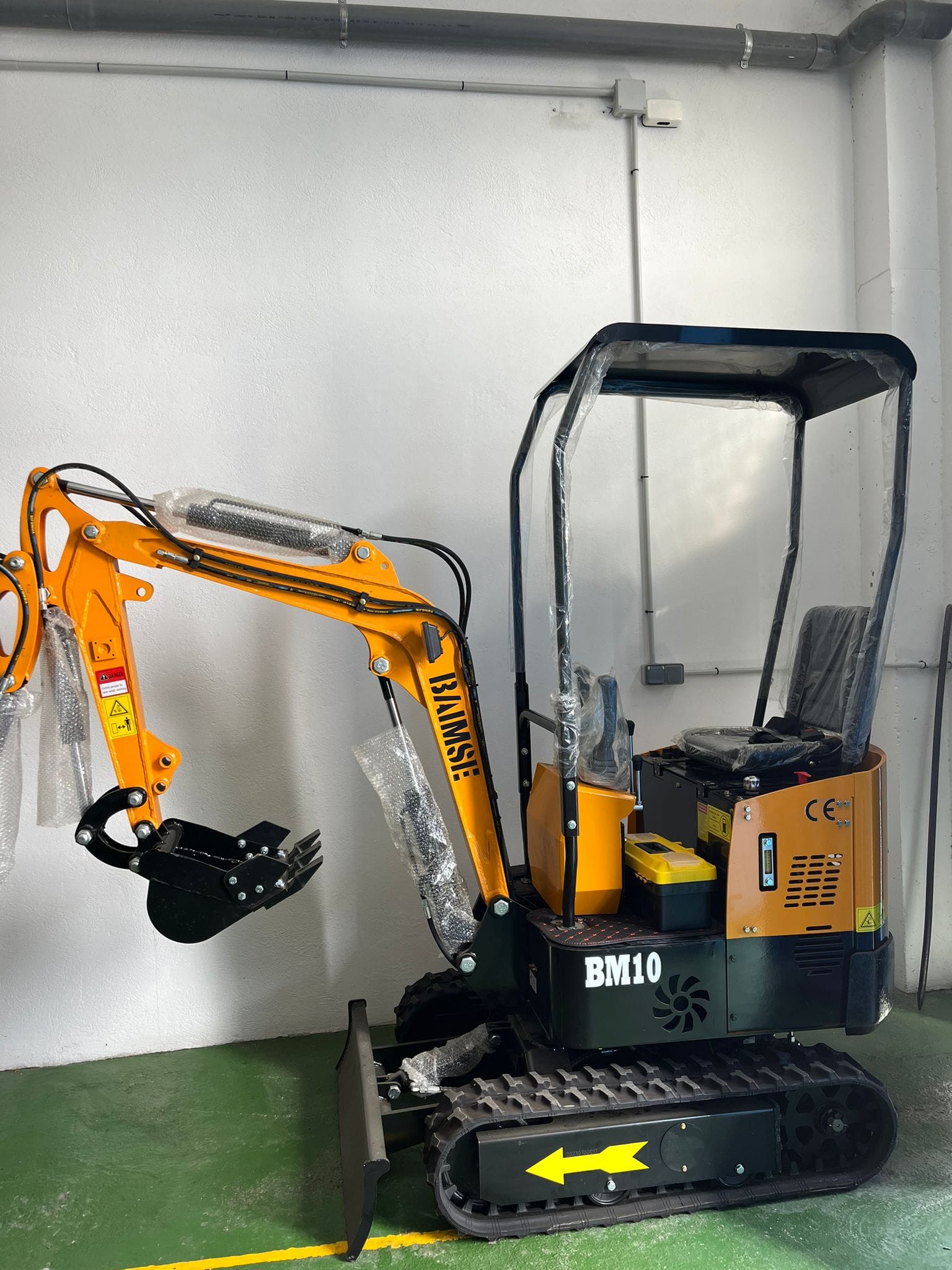 Mini Pelle Rotative JPC BAIMSE BM10 1T, Moteur Monocylindre