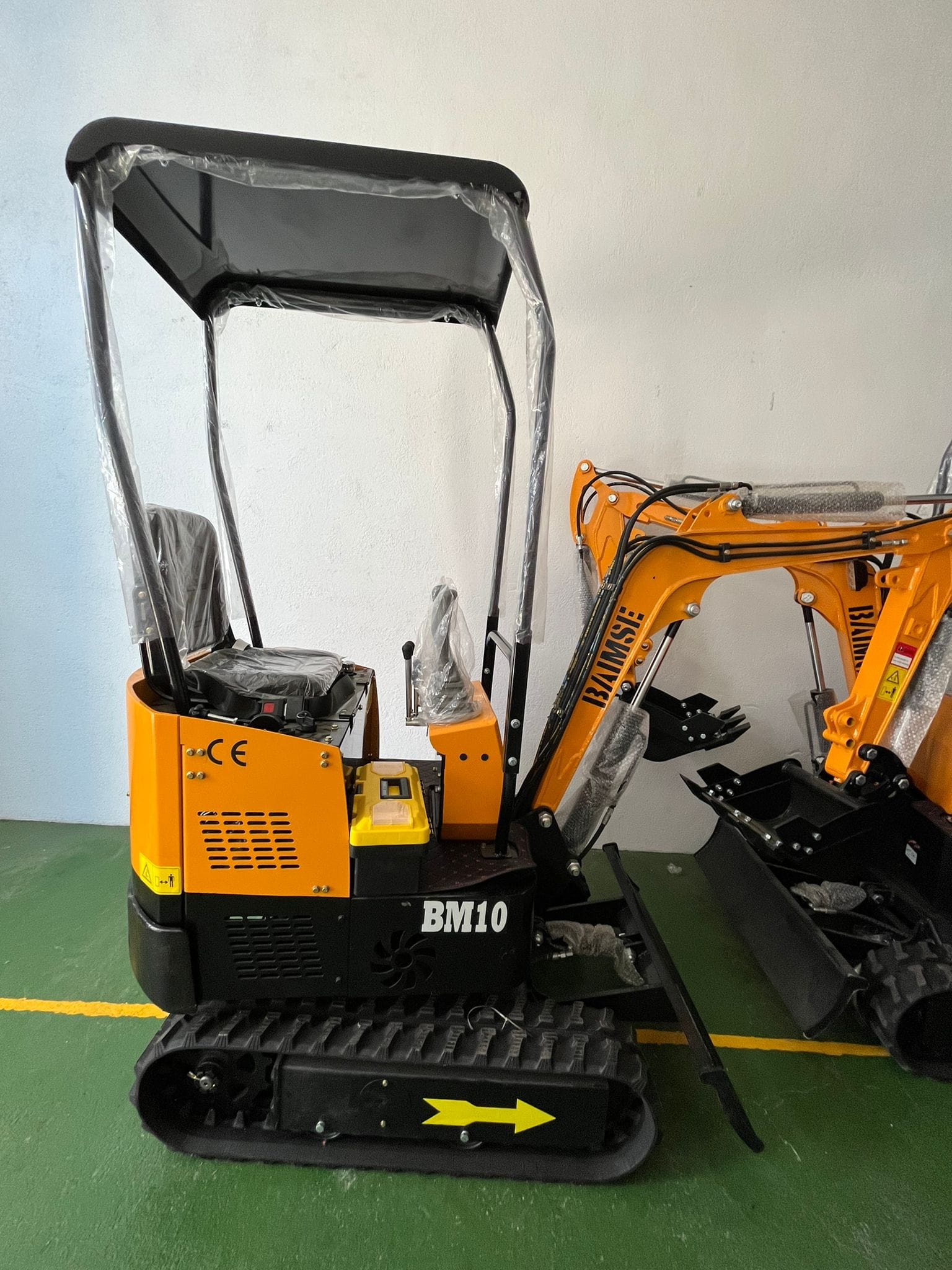 Mini Pelle Rotative JPC BAIMSE BM10 1T, Moteur Monocylindre